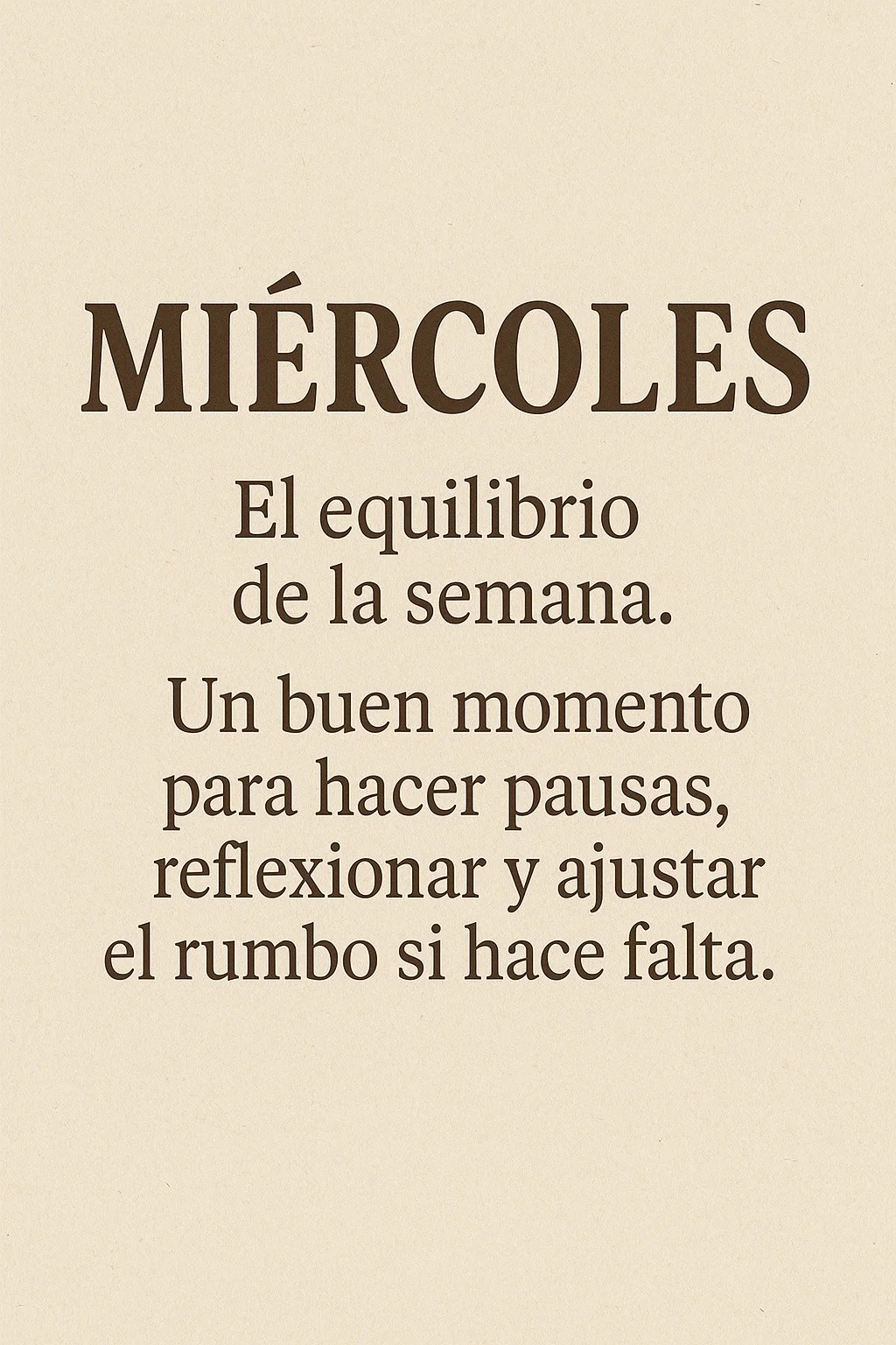 Imagen de la categoría Miércoles